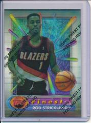 Rod Strickland [Refractor w/ Coating] Basketball Cards 1994 Finest Prices