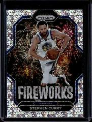 Stephen Curry [Fast Break] #19 Basketball Cards 2022 Panini Prizm Fireworks Prices