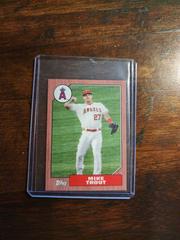 Mike Trout [Red] #78B-20 Baseball Cards 2022 Topps Mini 1987 Prices