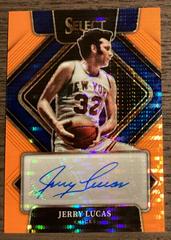 Jerry Lucas [Orange Pulsar] #SG-JLC Basketball Cards 2021 Panini Select Signatures Prices