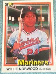 Willie Norwood [1980 H. L. Begins Traded to] #516 Baseball Cards 1981 Donruss Prices