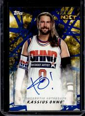 Kassius Ohno [Blue] #A-KA Wrestling Cards 2018 Topps WWE Road To Wrestlemania Autographs Prices