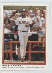 Dave Parker #94 Baseball Cards 1991 O Pee Chee Premier Prices