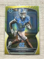 Josh Downs [Yellow] Football Cards 2022 Bowman Chrome University Prices