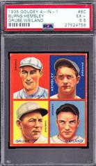 Burns, Grube, Hemsley, Weiland #8C Baseball Cards 1935 Goudey 4 in 1 Prices