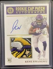 Kene Nwangwu [Cap Patch Autograph Gold] #155 Football Cards 2021 Panini Encased Prices