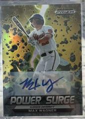 Max Wagner [Autograph Gold] #PS-MW Baseball Cards 2022 Panini Prizm Draft Picks Power Surge Prices