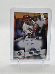 Trea Turner #BEF-TT Baseball Cards 2024 Topps Big League Baseball Electric Orange Foil Autograph Prices