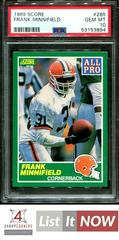 Frank Minnifield Football Cards 1989 Panini Score Prices