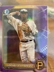 Yordany De Los Santos [Purple] #BD-1 Baseball Cards 2022 Bowman Draft Prices