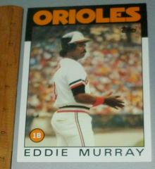 Eddie Murray #40 Baseball Cards 1986 Topps Super Prices