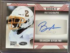 Brandon Aiyuk [Red] #A60 Football Cards 2020 Sage Hit Rookie Autograph Prices