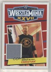 Christian Wrestling Cards 2012 Topps Heritage WWE WrestleMania XXVII Mat Relics Prices