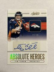 Tim Tebow [Gold] #14 Football Cards 2020 Panini Absolute Heroes Autographs Prices