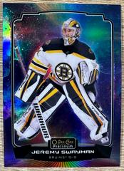 Jeremy Swayman [Cosmic] #160 Hockey Cards 2022 O-Pee-Chee Platinum Prices
