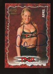 April [Autograph] Wrestling Cards 2004 Pacific TNA Prices