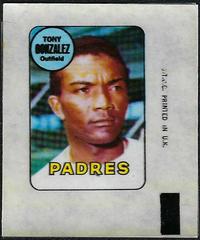 Tony Gonzalez Baseball Cards 1969 Topps Decals Prices