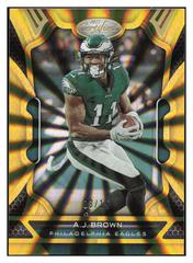 A. J. Brown [Gold FOTL] #97 Football Cards 2022 Panini Certified Prices