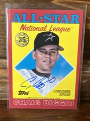 Craig Biggio [Red] #88ASA-CBI Baseball Cards 2023 Topps 1988 All Star Autographs Prices