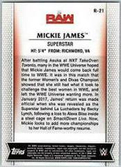 Mickie James Wrestling Cards 2017 Topps WWE Women's Division Prices