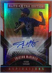 Triston McKenzie [Aspirations Die Cut Signature] #43 Baseball Cards 2015 Panini Elite Extra Edition Prices