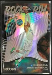 Russell Westbrook #25 Basketball Cards 2022 Panini Recon Rock the Rim Prices