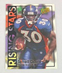 Terrell Davis #2RS Football Cards 1997 Ultra Rising Stars Prices