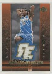 Carmelo Anthony [Jersey] #J3 Basketball Cards 2003 Upper Deck Rookie Exclusives Prices