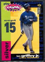Ken Griffey, Jr. [Silver] Baseball Cards 1995 Collector's Choice Crash the Game Prices