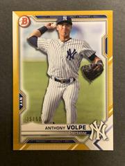 Anthony Volpe [Gold] #BP-85 Baseball Cards 2021 Bowman Paper Prospects Prices