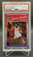 James Harden [White Sparkle] #110 Basketball Cards 2016 Panini Donruss Optic Prices