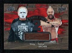 Sting, Lance Archer #T2-10 Wrestling Cards 2021 Upper Deck AEW Spectrum Table for 2 Relics Prices