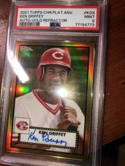 Ken Griffey [Gold] #PA-KGS Baseball Cards 2021 Topps Chrome Platinum Anniversary Autographs Prices