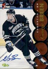 George Breen Hockey Cards 1995 Classic Autographs Prices