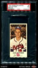 Jack Dittmer #6 Baseball Cards 1954 Johnston Cookies Braves Prices
