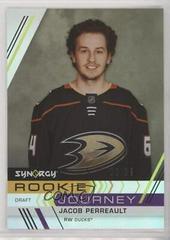 Jacob Perreault [Gold] #RJ-3 Hockey Cards 2022 Upper Deck Synergy Rookie Journey Draft Prices