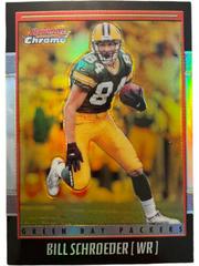 Bill Schroeder [Gold Refractor] #104 Football Cards 2001 Bowman Chrome Prices