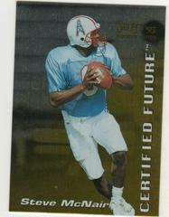 Steve McNair #2 Football Cards 1995 Panini Select Certified Future Prices