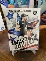 Derek Carr [Red Blue] #SO-13 Football Cards 2022 Panini Rookies & Stars Standing Ovation Prices