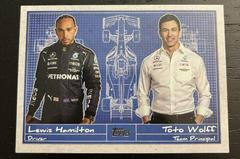 Lewis Hamilton, Toto Wolff #D-1 Racing Cards 2021 Topps Formula 1 Debrief Prices