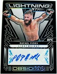 Rafael Fiziev [Blue] #OL-RFV Ufc Cards 2023 Panini Chronicles UFC Obsidian Lightning Strike Signatures Prices
