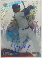 Hanley Ramirez [Autograph Clouds Diffractor] Baseball Cards 2014 Topps High Tek Prices
