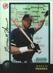 Marcus Thames [Refractor] Baseball Cards 1998 Bowman Chrome International Prices