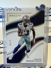 Michael Gallup #9 Football Cards 2023 Panini Immaculate Prices