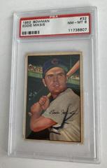 Eddie Miksis Baseball Cards 1952 Bowman Prices