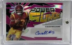Caleb Williams [Prismatic Pink] #PA-CW2 Football Cards 2022 Pro Set Metal Prices