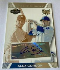 Alex Gordon [Autograph] Baseball Cards 2007 Topps CO Signers Prices
