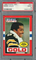 Marc Lewis #34 Football Cards 1985 Topps USFL Prices