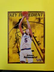 Juwan Howard [Key Ingredient Gold] Basketball Cards 1997 Fleer Key Ingredients Prices