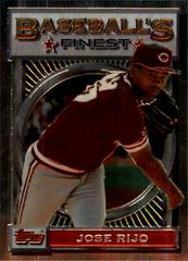 Jose Rijo Baseball Cards 1993 Finest Prices